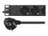 DELTACO GT-8527 - Effektband (kan monteras i rack) - Närbild