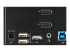 StarTech.com 2-ports DisplayPort KVM-switch för tre skärmar - Närbild