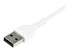 StarTech.com 1 m USB 2.0 till USB-C-kabel -&nbsp;vit - Närbild
