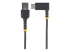 StarTech.com 1ft (30cm) USB A to C Charging Cable Right Angle, Heavy Duty Fast Charge USB-C Cable, USB 2.0 A to Type-C, Durable and Rugged Aramid Fiber, 3A, S20/iPad/Pixel - Framsidan
