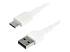 StarTech.com 2 m USB 2.0 till USB-C-kabel -&nbsp;vit - Höger vinkel